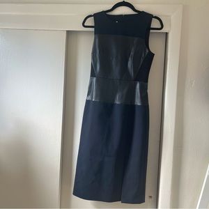 Anthropologie 4C Faux Leather Dress